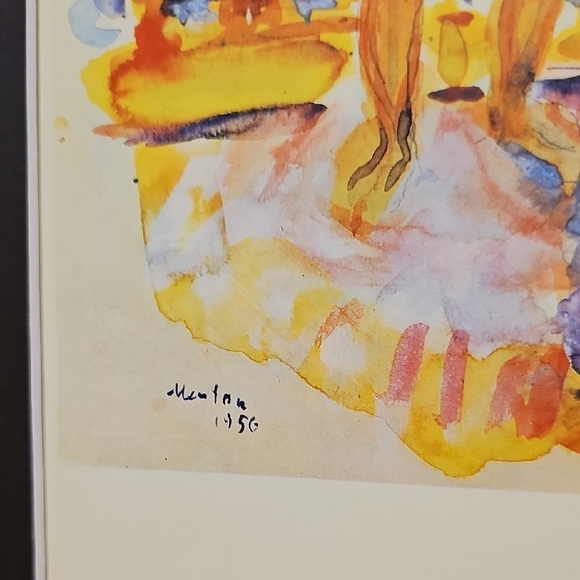 Colorful Beach Scene Art Print - "Young Girls On The Beach - Terechkovitch - Picture 7 of 10